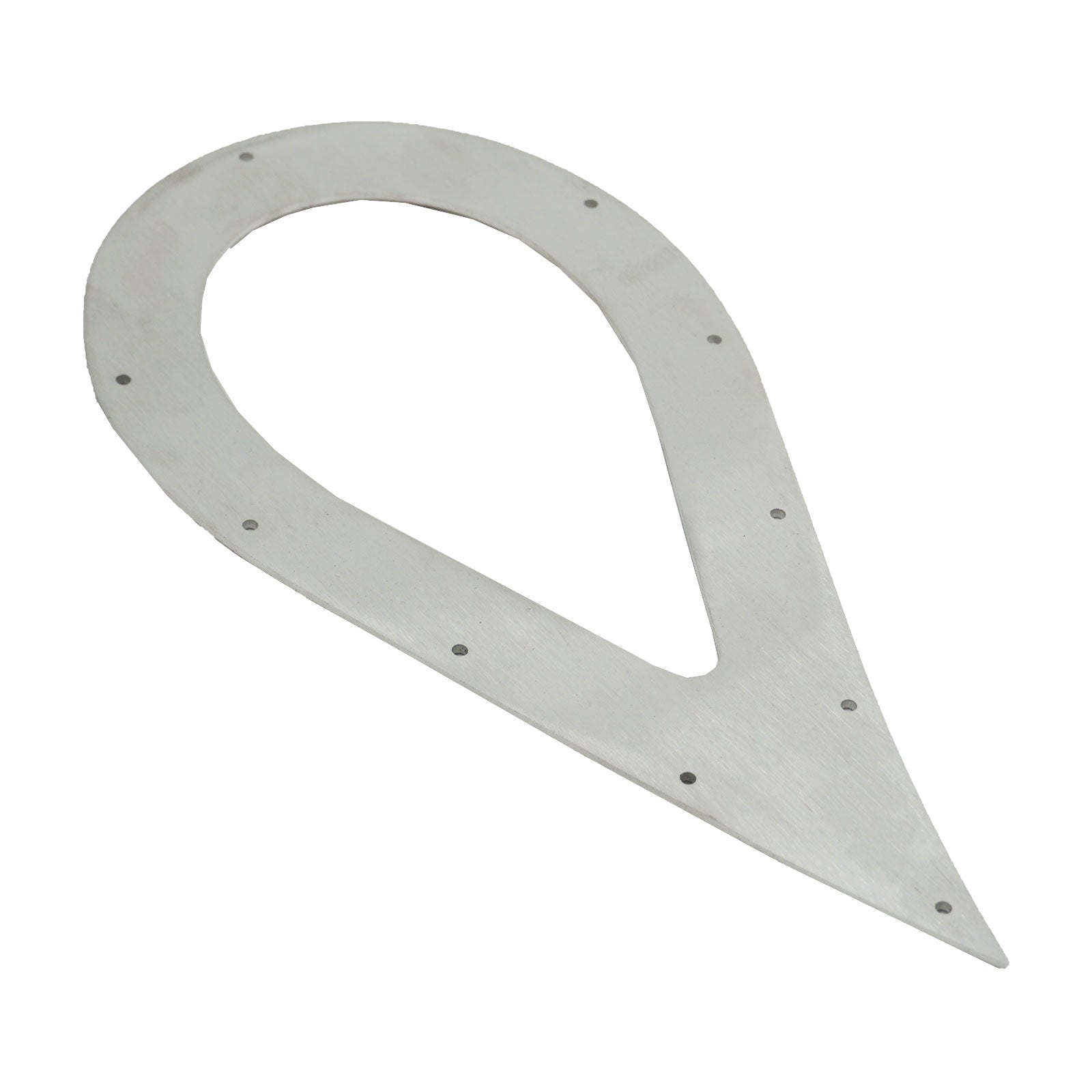 BBP 3" Stainless Steel Teardrop Exhaust Tip Trim Plate