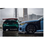 Prepreg Carbon Fiber LED Swan Neck Rear Wing for BMW G8X G80 M3 G82 M4 G87 M2