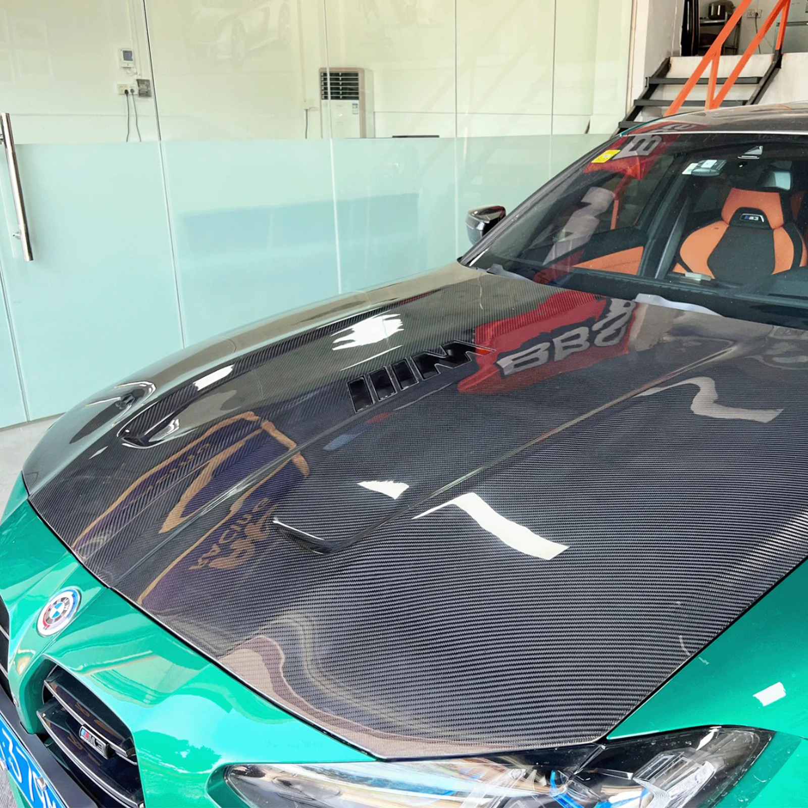 Dry Carbon Fiber CSL Style Engine Hood for BMW G80 G81 M3 G82 G83 M4