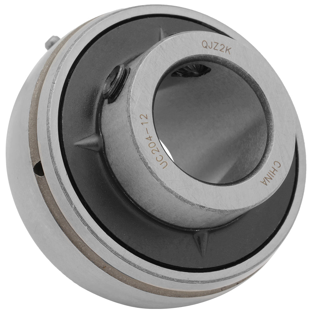 UC204-12 - Insert Bearing, 0.75" Bore (ID), Locking Set Screw