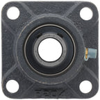 UCF204,  4-Bolt Flange Mounted Ball Bearing, 0.787" Bore (ID),  Insert Bearing: UC204,  Housing: F204