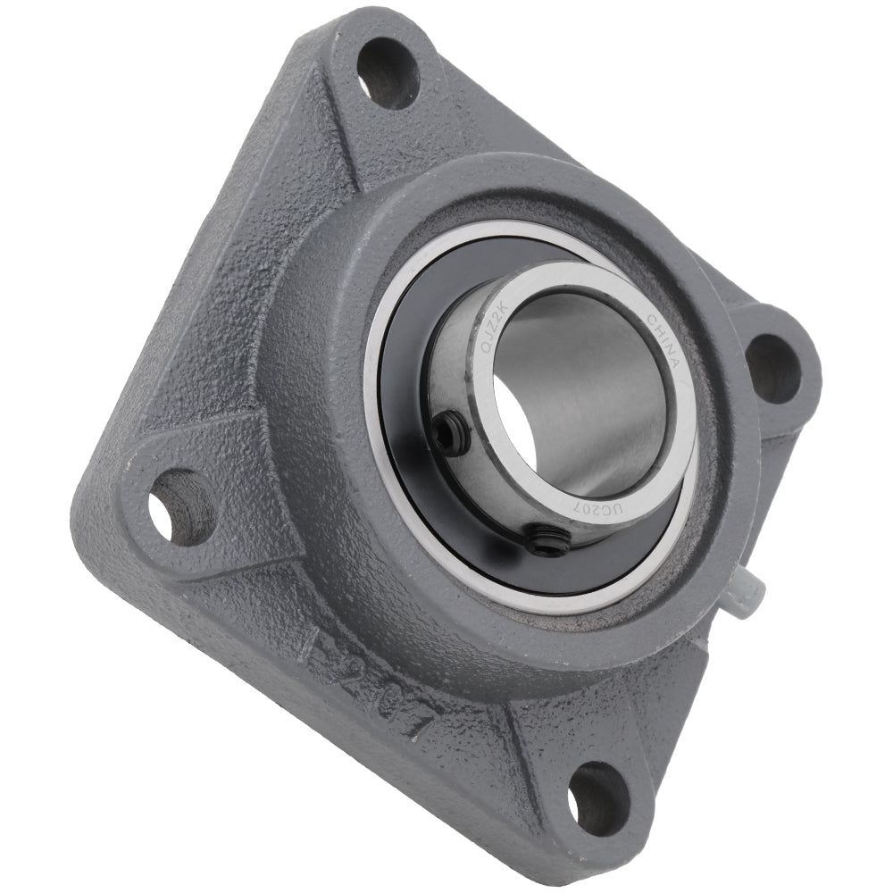 UCF207,  4-Bolt Flange Mounted Ball Bearing, 1.378" Bore (ID),  Insert Bearing: UC207,  Housing: F204