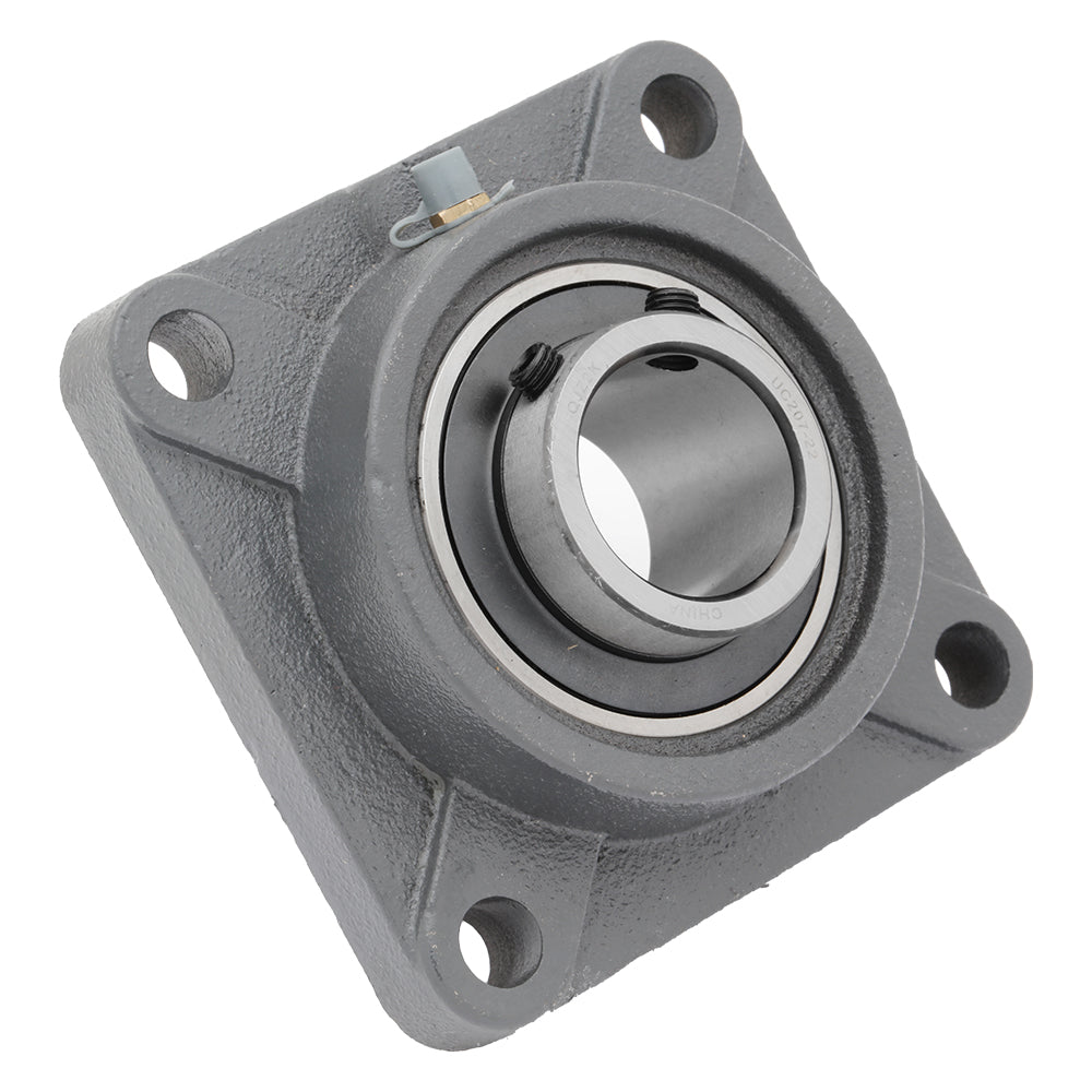 UCF207-22,  4-Bolt Flange Mounted Ball Bearing, 1.375" Bore (ID),  Insert Bearing: UC207-22,  Housing: F204