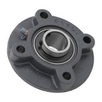 UCFC206-19, 4-Bolt Flange Mounted Ball Bearing, 1.188"Bore (ID), Insert Bearing: UC206-19, Housing: FC206
