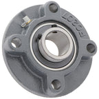 UCFC207-22, 4-Bolt Flange Mounted Ball Bearing, 1.375"Bore (ID), Insert Bearing: UC207-22, Housing: FC207