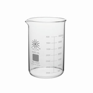 BEAKERS, LOW FORM, 4000ML, 1EA, 6CS