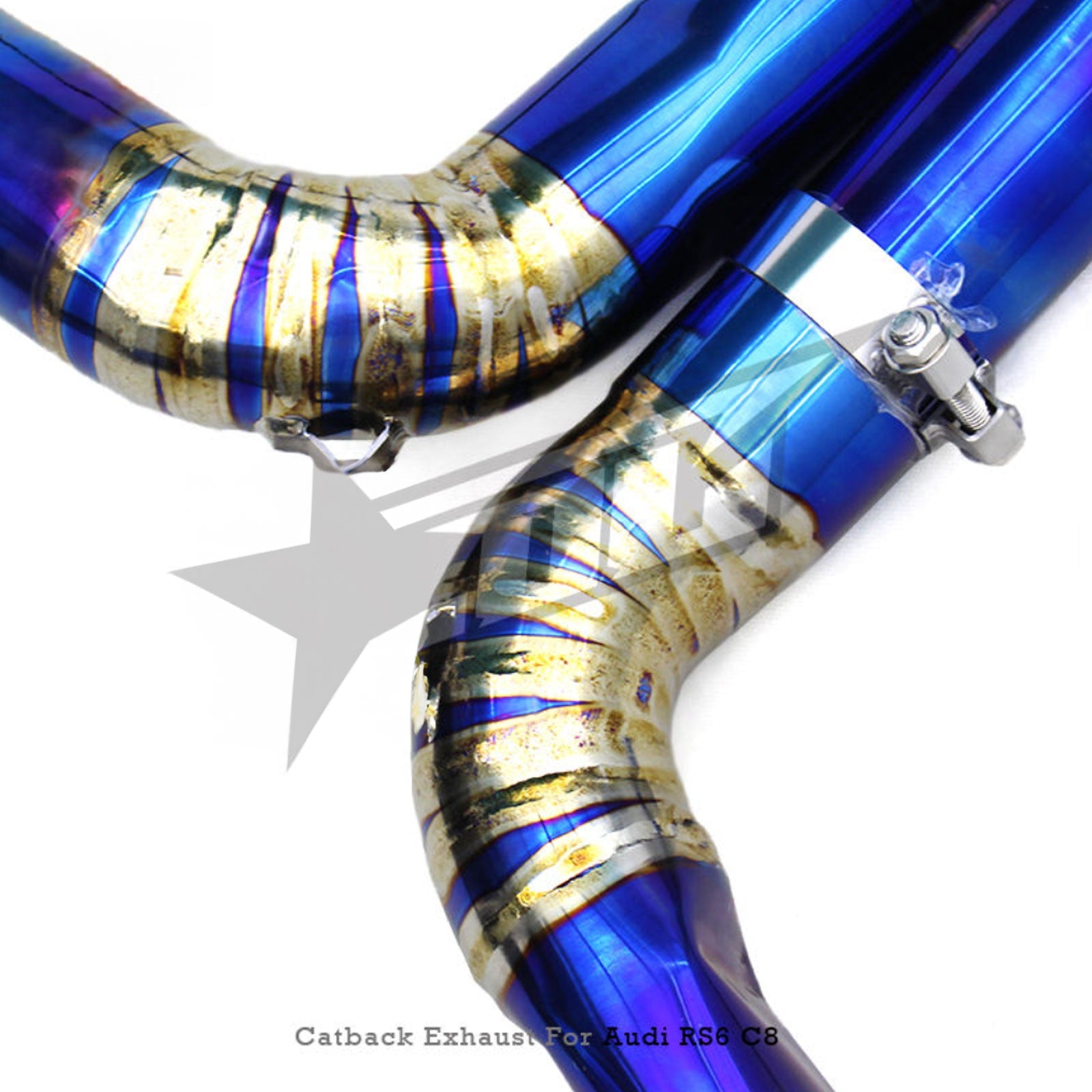 Titanium Valved Catback Exhaust System for Audi Q8 RSQ8 4.0T