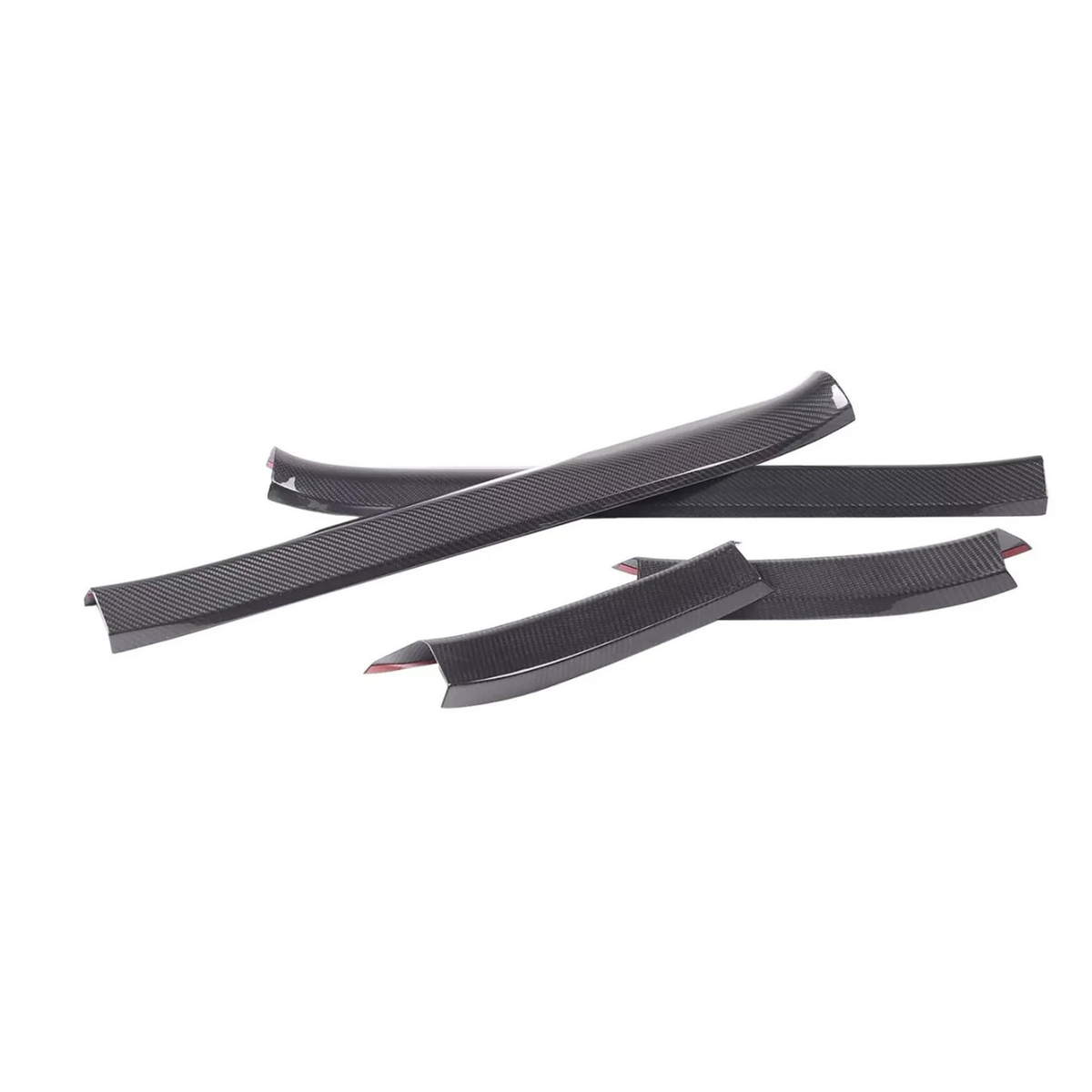 Carbon Fiber Interior Door Sill Trim Cover for Chevrolet Corvette C8 Z51 Z06