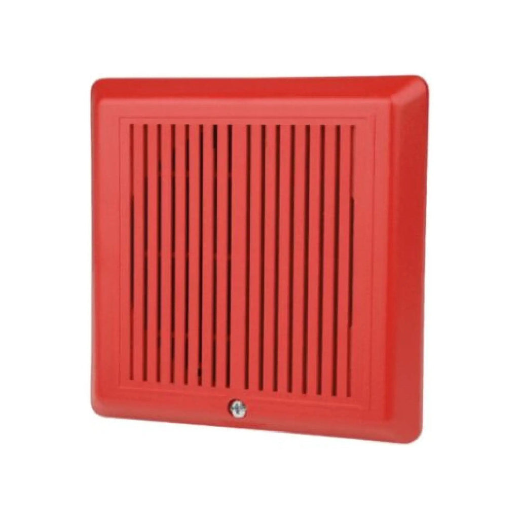 Kidde 70V Cone Speaker Red Clear Audio Fire Safety Signal for Commercial Use