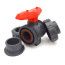 1-1/2 in. Socket/Threaded x Socket/Threaded PVC Full Port True Union Ball Valve