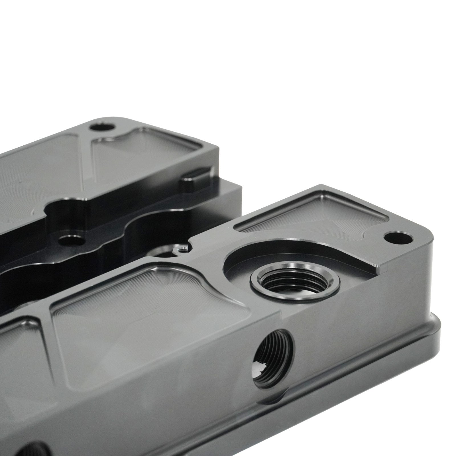 Billet B Series Vented Valve Cover Baffle B16 B18 AN10 For Honda Acura DOHC Vtec