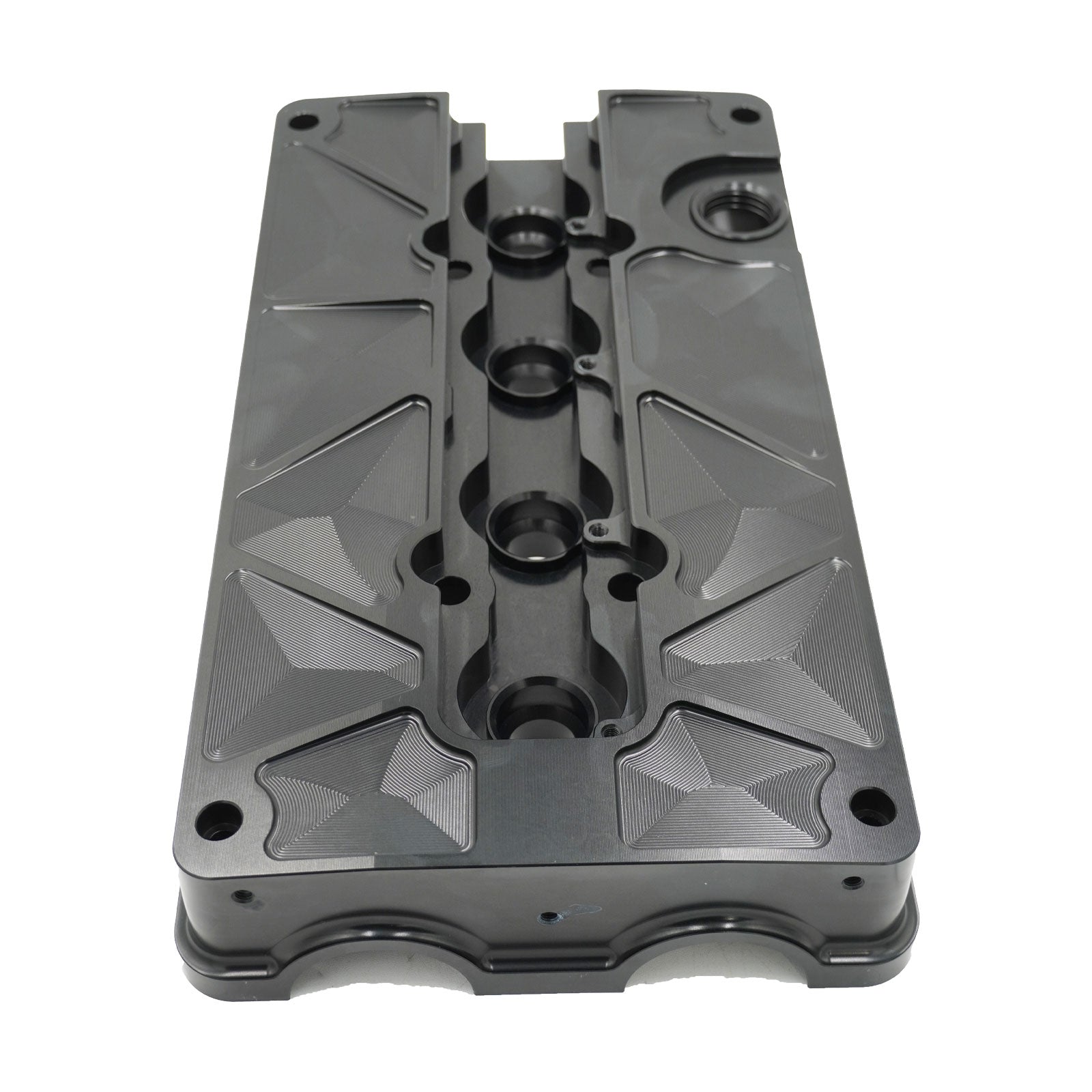 Billet B Series Vented Valve Cover Baffle B16 B18 AN10 For Honda Acura DOHC Vtec