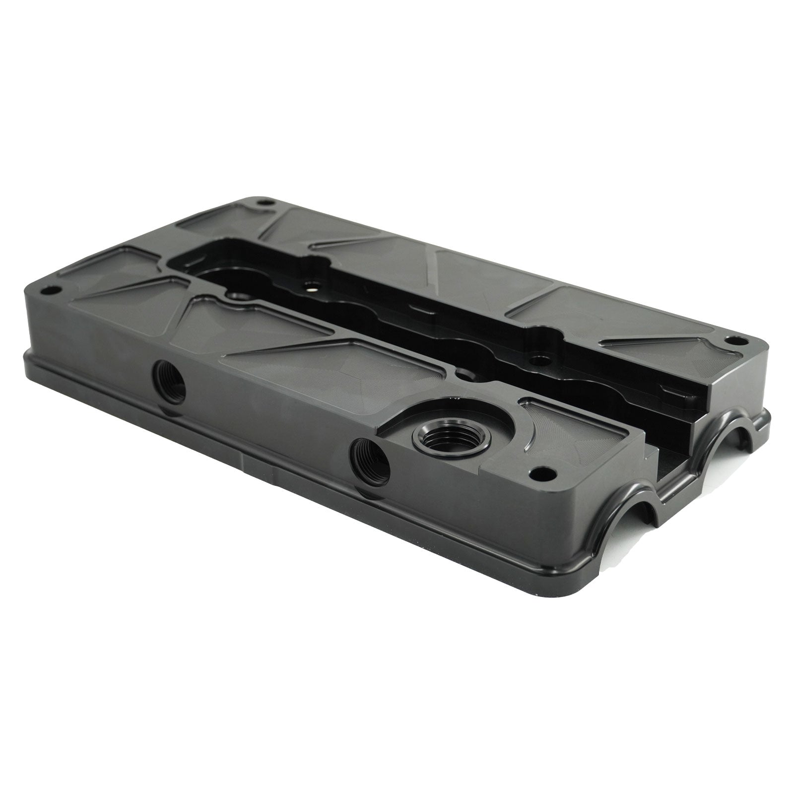 Billet B Series Vented Valve Cover Baffle B16 B18 AN10 For Honda Acura DOHC Vtec