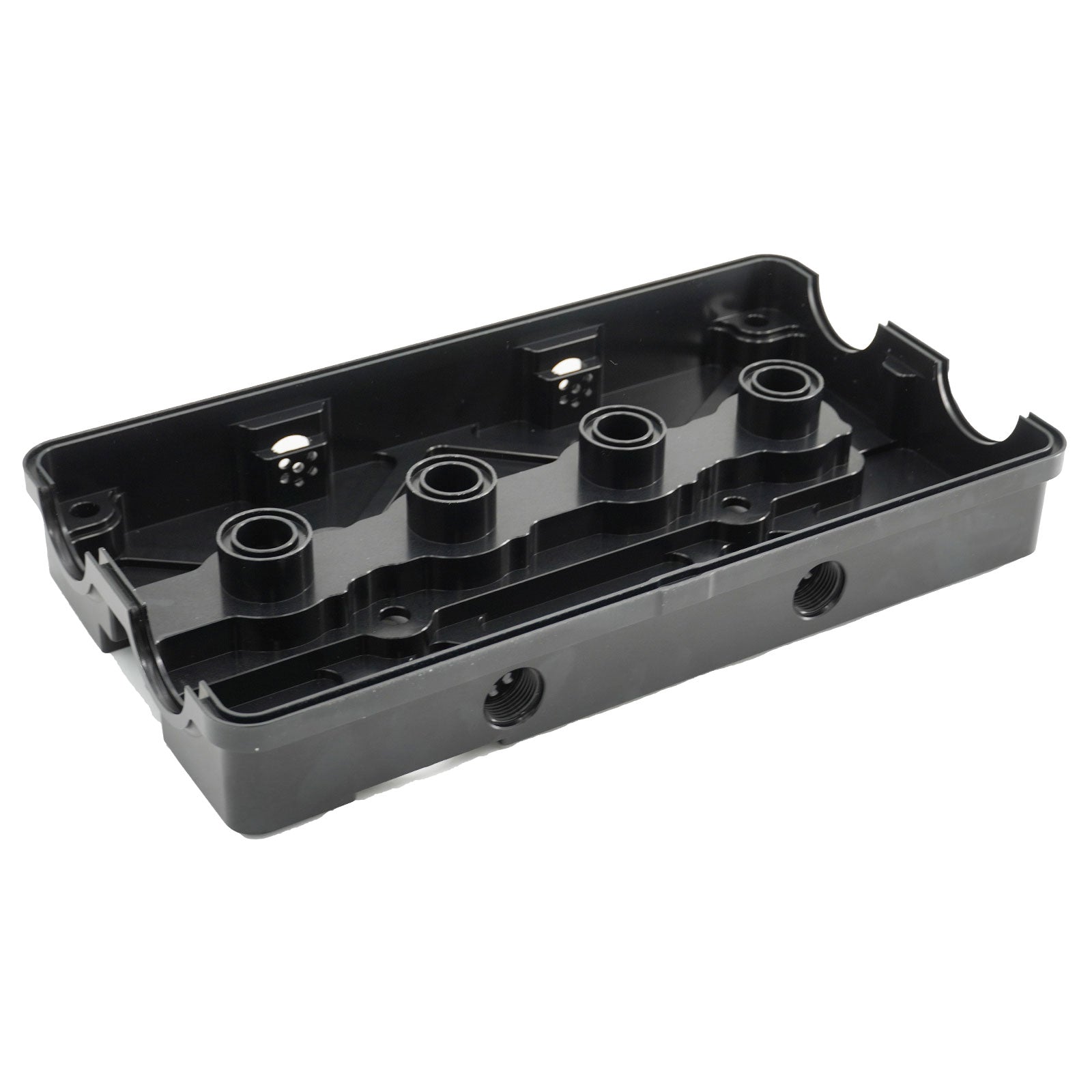 Billet B Series Vented Valve Cover Baffle B16 B18 AN10 For Honda Acura DOHC Vtec
