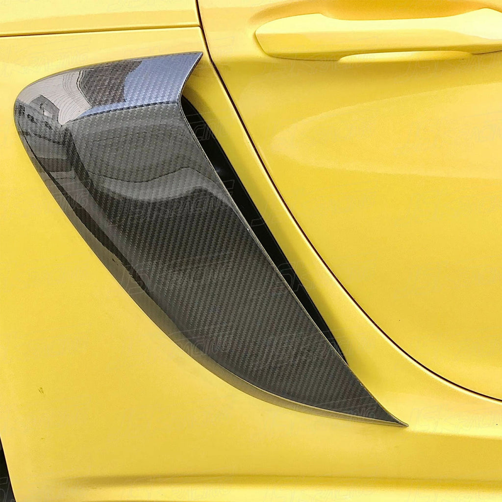 GT4 Style Carbon Fiber Side Vents for Porsche Cayman 718 16-19