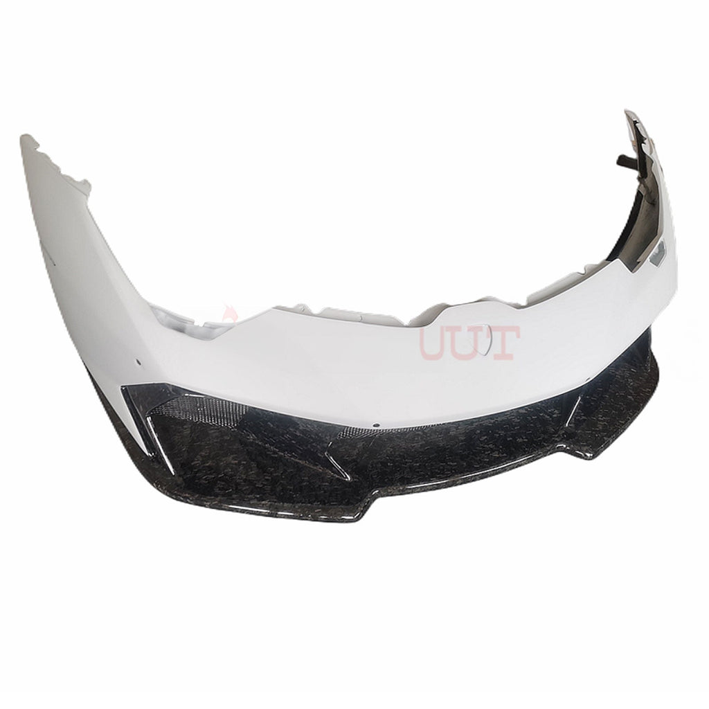 VRS Style Carbon Fiber Front Bumper for Lamborghini Huracan LP580 LP610 EVO Tecnica