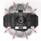 Thyrm VariArc - 360 Degree Helmet Light Mount with Integrated Picatinny Rail