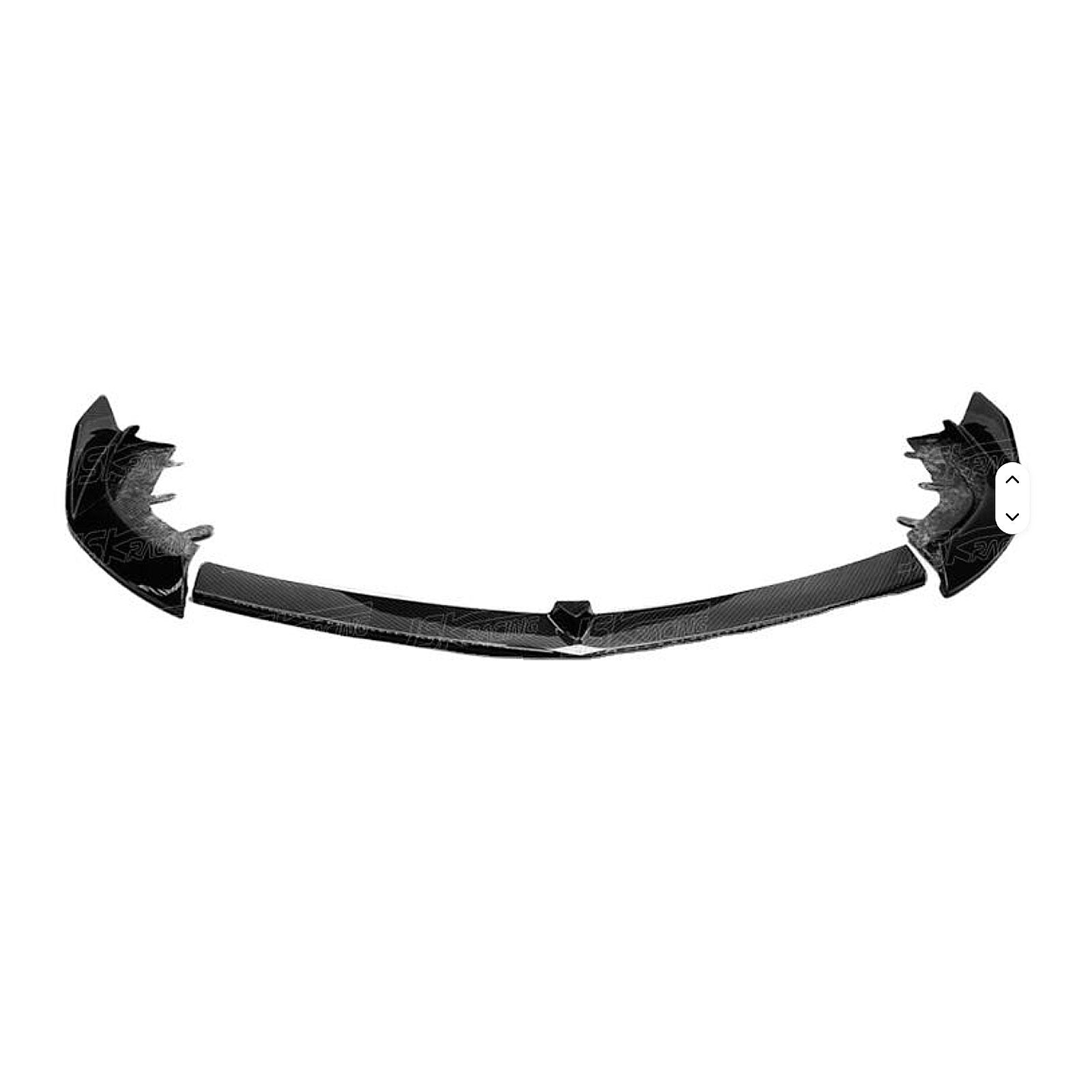 W Style Carbon Fiber Front Bumper Lip for McLaren GT
