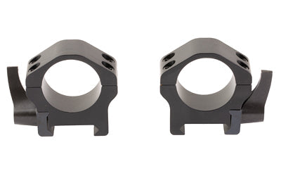 Warne Maxima Horizontal Quick Disconnect Ring |  Fits 1" Optics |  Low Height |  Steel Construction |  Matte Finish |  Black