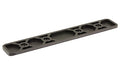 Warne Tactical ARCA Rail |  Fits M-LOK |  8" Long |  Matte Anodized Finish |  Black