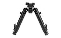 Warne Skyline Precision Bipod |  Black Finish |  Fits Picatinny or Weaver Rail |  5 Position Leg Rotation |  6.9"-9.1"