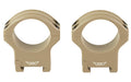 Warne HyperLite Rings |  34mm High |  Matte Finish |  Flat Dark Earth |  Fits Picatinny