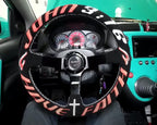 Universal 350mm 3"Deep Dish 6-Bolt Steering Wheel Black Suede Have Faith