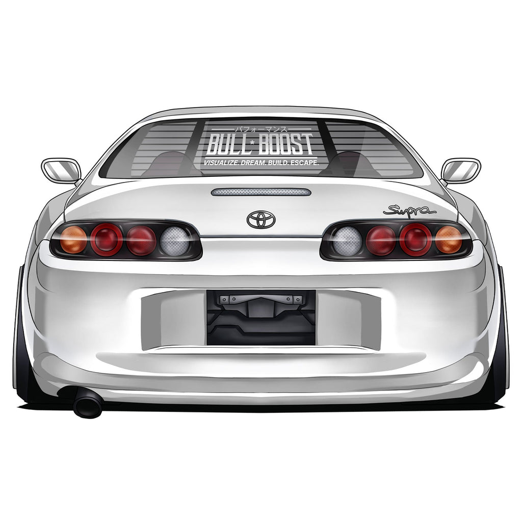 Bull Boost Visualize Vinyl Window Sticker - XL Slap