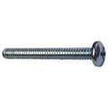 #6-32 x 3/8 in Phillips Round Machine Screw, Zinc Plated Steel, 100 PK