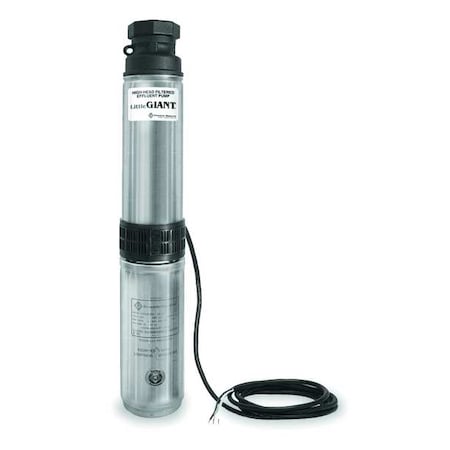 High Head Effluent Pump,1/2hp,250ft. Max