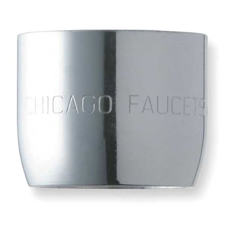 2.2 gpm Outlet, 13/16"-24 Thread Size, Chrome, Brass