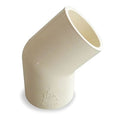 CPVC 45 Degree Elbow, Schedule SDR-11, 1-1/2" Pipe Size, CTS Hub
