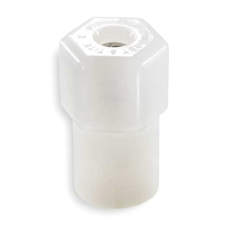 Strt, Nylon, Comp. 1/4 in, FNPTF 1/8 in