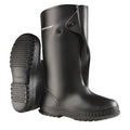 Overboots, Plain Toe, PVC, 17 in Height, Snap Tab Closure, Cleated Sole, Black, L