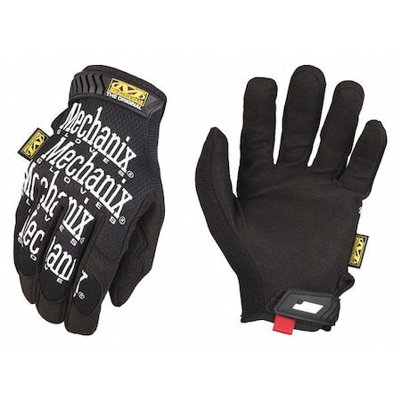 Mechanics Gloves, The Original, TrekDry Material, Durable, Full Finger, Black, S, 1 Pair