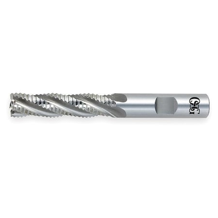 End Mill,Roughing,Co,1/4,4 FL,SGL Sq End