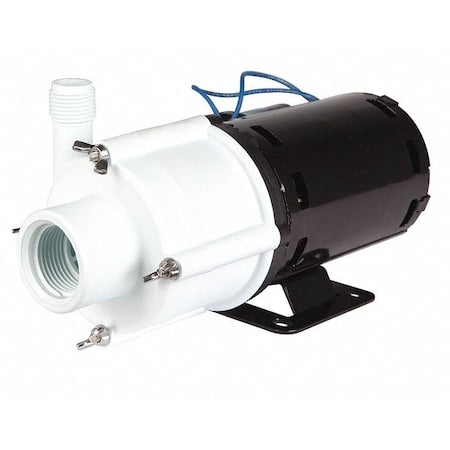 1/10 HP Polypropylene Magnetic Drive Pump 115V 1" FPT