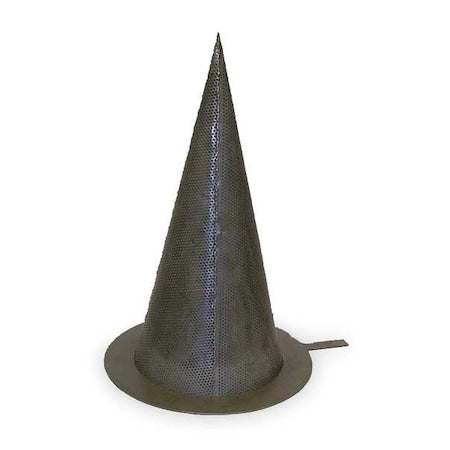 Temporary Strainer,Cone Style,3 In,SS