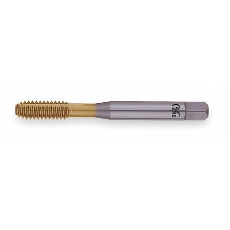 Thread Forming Tap, #2-56, Bottoming, TiN, 0 Flutes
