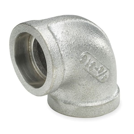 1 in Socket Weld Stainless Steel 90° Elbow, Class 3000, 304L, Schedule 80