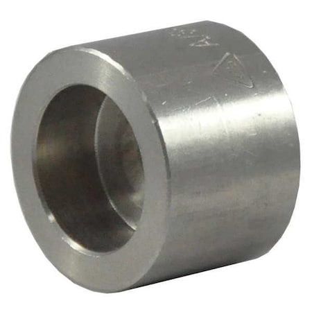 1 in Socket Weld 304 Stainless Steel Cap, Class 3000, ASTM A182, ASME B16.11