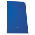 Tacky Floor Mat, Polyethylene, 3.18 mm Thick, 36 in W x 60 in L, Blue, 30, 4 PK