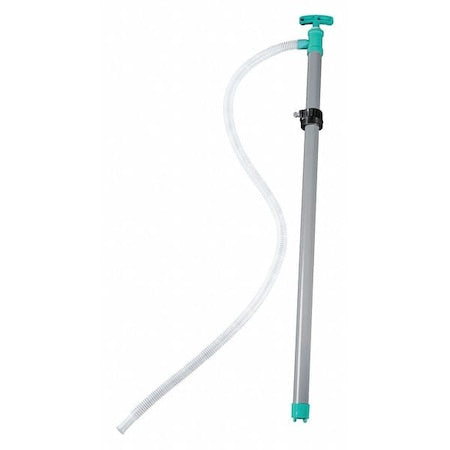 Hand Drum Pump,Piston,PVC,1-1/4In OD