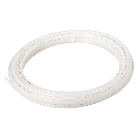 Tubing,1/2" OD,Nylon,Natural,50 Ft