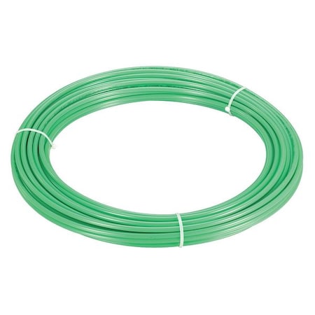 Tubing,3/8" OD,Nylon,Green,50 Ft
