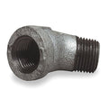 4" FNPT x MNPT Galvanized 45 Degree Street Elbow