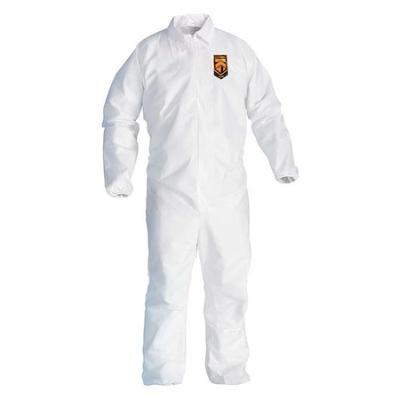 Liq Parti Protect Covall ZipFrnt Elas WrisAnkl WHT 2X 25/Cs