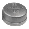 Cap Cap, 2-1/2" Pipe, FNPT, Malleable Iron, 150