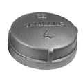 Cap Cap, 4" Pipe, FNPT, Malleable Iron, 150