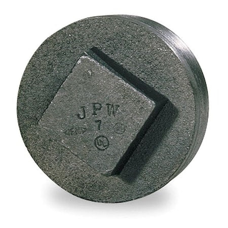 Square Head Plug Square Head Plug, 3" Pipe, MNPT, Malleable Iron, 150